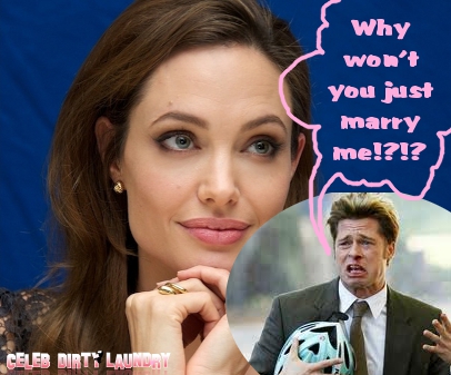 Angelina Jolie Puts A Stopper On Her Wedding To Brad Pitt — He’s Fed Up