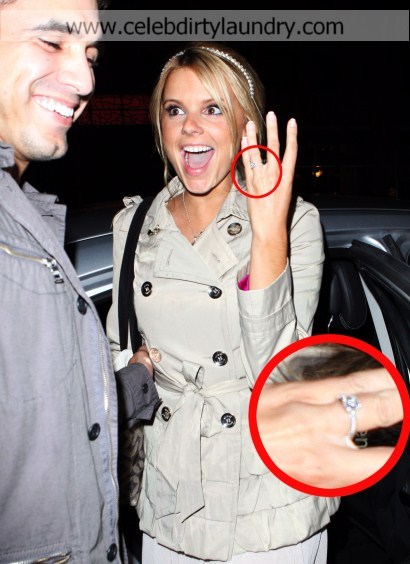 Ali Fedotowsky Shows Off Her Ring And Her Roberto