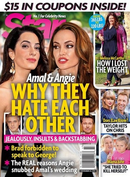 Angelina Jolie and Amal Alamuddin Hate Each Other: Divided by Humanitarian and Political Issues (PHOTO)
