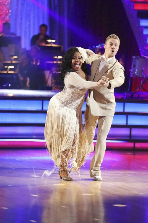 Amber Riley Dancing With the Stars Viennese Waltz Video 11/18/13