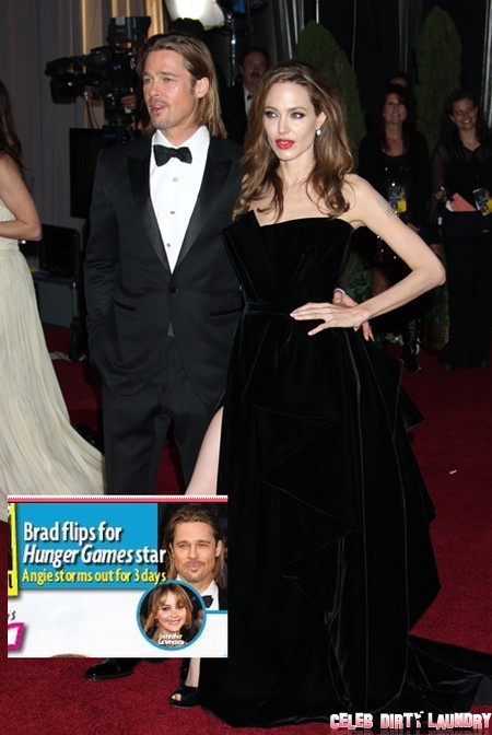 Angelina Jolie’s Jealous Rage As Brad Pitt Falls For Jennifer Lawrence