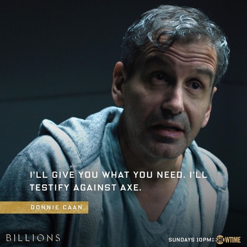 Billions Recap 3/27/16: Season 1 Episode 10 “Quality of Life”