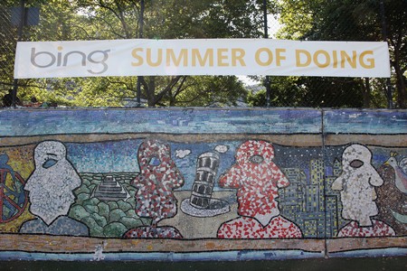 Bing and DoSomething.org Celebrate Bing Summer of Doing at Jacob Schiff Playground in NYC (Photos)
