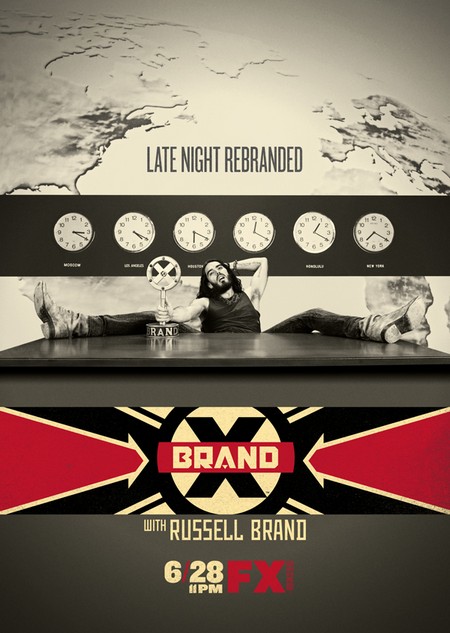 CDL Contest: FX’s New Series Starring Russell Brand ‘BrandX’ Poster & $100 eGift Card