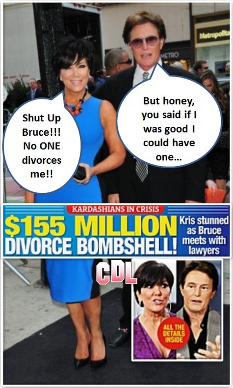 Report: Bruce Jenner Seeks Divorce From Kris Jenner – $155 Million At Stake
