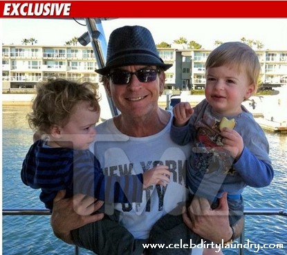 Charlie Sheen Spends Weekend With Twin Sons Bob and Max