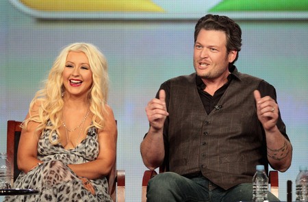 Flirting Between Christina Aguilera And Blake Shelton On The Voice Riles Miranda Lambert