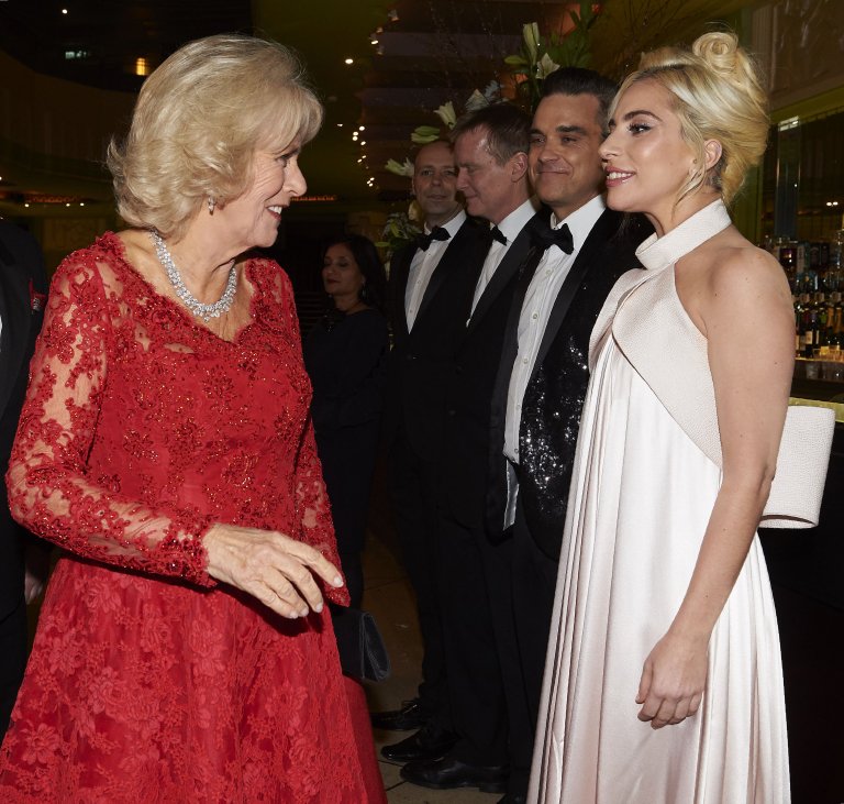 Kate Middleton Jealous: Camilla-Parker-Bowles Chats With Lady Gaga At Annual Royal Variety Performance