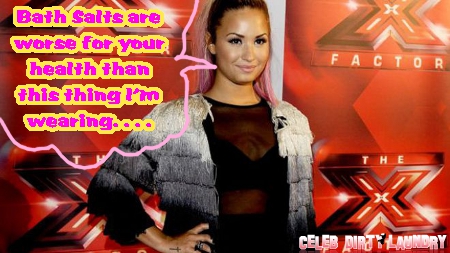 Furious Demi Lovato Bashes Bath Salt Druggies on ‘X-Factor’