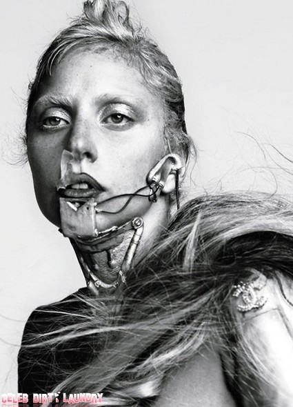 Lady Gaga As Nude Paranoid Android (Photos)