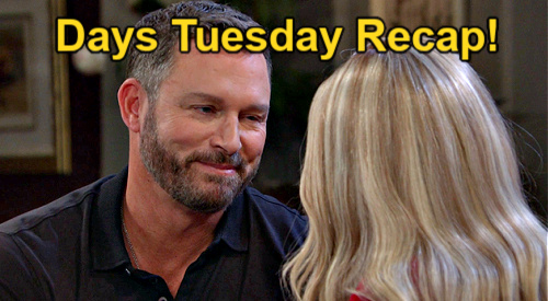 Days of Our Lives Recap: Tuesday, February 20 – Sloan Blabs Too Much with Connie Nearby