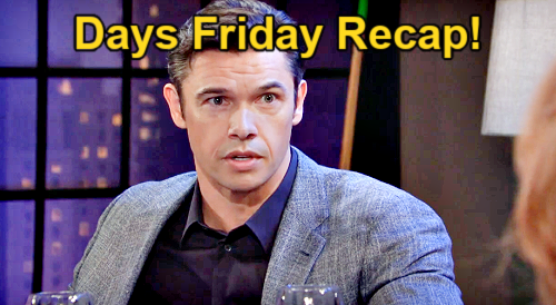 Days of Our Lives Recap: Friday, February 2 – Ava & Stefan’s Boozy Wild Night – Xander & Sarah’s Party Goes Wrong