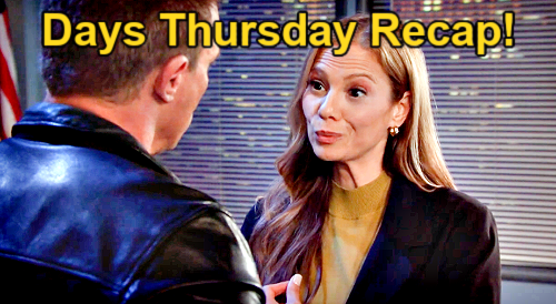 Days of Our Lives Recap: Thursday, January 25 – Ava Slaps Harris – Paulina’s Surgery Delayed – Wendy’s Hack Offer