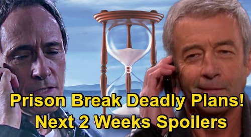 Days of Our Lives Spoilers Next 2 Weeks: Prison Break & Deadly Plans – Orpheus Seeks Marlena’s Help – Jake Suspects Gwen’s Plot