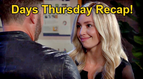 Days of Our Lives Spoilers Recap: Thursday, February 8 – Brady’s Drug Fix Close Call – Sloan Loses It Over Needy Baby