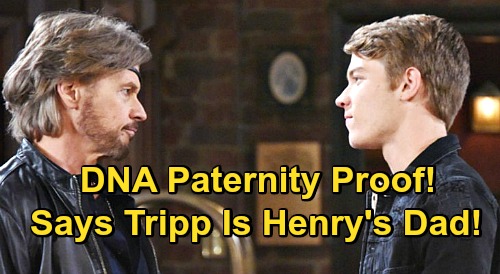 Days of Our Lives Spoilers: Tripp Protests Paternity Proof He’s Henry’s Dad, Insists DNA Test Result Wrong – Steve Stands by Son