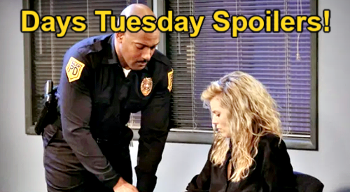 Days of Our Lives Spoilers Tuesday, October 29: Chad Visits Arrested Cat – Clyde’s Revenge – Eric Leaves Salem