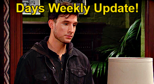 Days of Our Lives Spoilers Week of October 27 Update: Hank Northrop Debuts as Liam – Johnny & Chanel’s Heartbreak