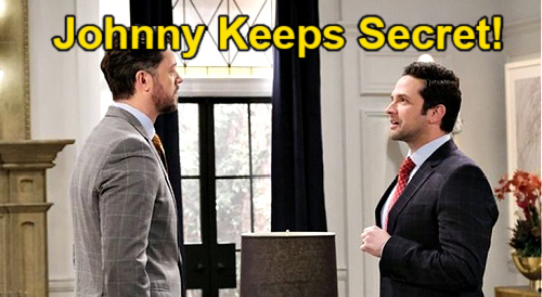 Days of Our Lives Spoilers: Johnny Guilt-Tripped Into Keeping EJ’s Stefan Secret