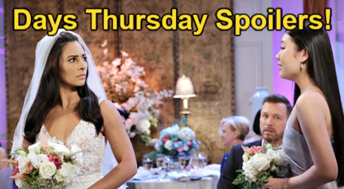 Days of Our Lives Spoilers: Thursday, December 29 – Wendy Speaks Up – Gabi & Li Wedding In Trouble – Nicole Up To Old Tricks