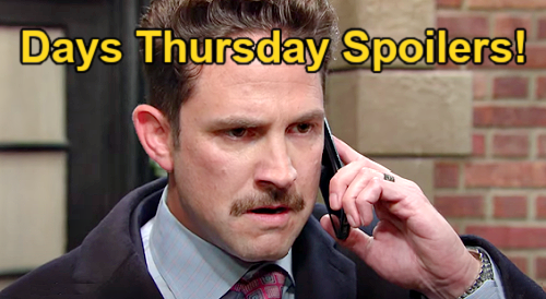 Days of Our Lives Spoilers: Thursday, February 29 – Eric’s Treat for Sloan – Lani’s Bittersweet Reunion – Stefan’s Awful Order