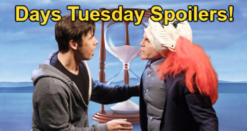 Days of Our Lives Spoilers: Tuesday, December 13 – Xander Plays the Hero, Leo’s Clown Trick Works – Nicole Ambushed