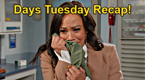 Days of Our Lives Tuesday, July 16 Recap: Rafe Slips Into Coma – Leo Makes a Connie & Everett Connection