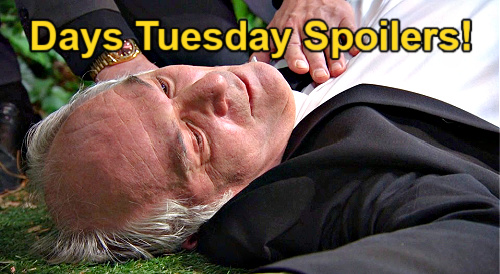 Days of Our Lives Tuesday, June 11 Spoilers: Aftermath of Konstantin’s Death – John Fights Pawn – Marlena’s Awful News