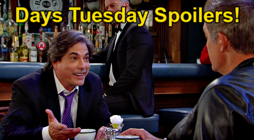 Days of Our Lives Tuesday, November 18: Drugging Plot Spells Trouble – Lucas Spills Theory – Theo Charms Jada