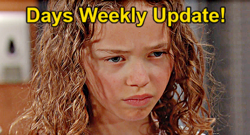 Days of Our Lives Week of January 12 Update: Marlena’s Bad News, Rachel Risks for Sophia, Kristen & Gwen Reconnect
