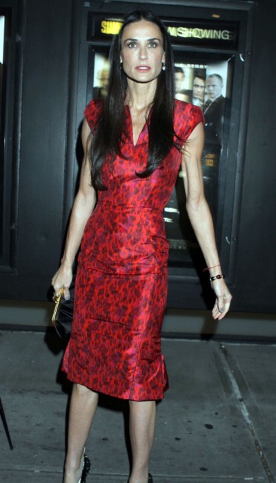 Demi Moore’s A Drunken Mess At Lenny Kravitz Party, Happy Or Desperate?