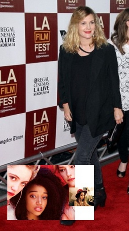 Drew Barrymore Snaps Pics Of Hollywood’s Up & Coming Actresses!