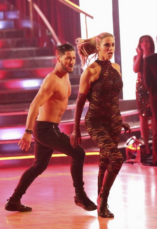 Elizabeth Berkley Dancing With the Stars Salsa Trio with Gleb Savchenko Video #DWTS