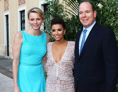 Eva Longoria Meeting Royals