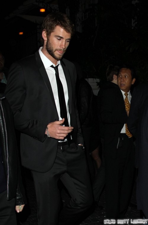 Liam Hemsworth In Australia; On A Break From Miley Cyrus