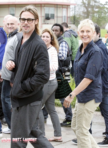 Brad Pitt And Ellen DeGeneres Team Up In New Orleans