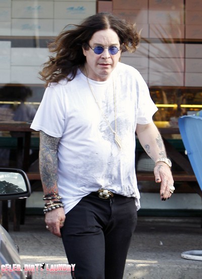 Ozzy Osbourne Had A Shark Blood Frenzy