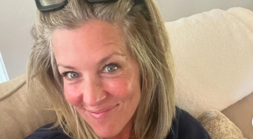 Laura Wright Enjoys Summer Getaway With Pups