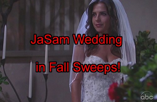 ‘General Hospital’ Spoilers: Jason Sam Wedding for Fall Sweeps – Frank Valentini Leaks JaSam Wedding Pic