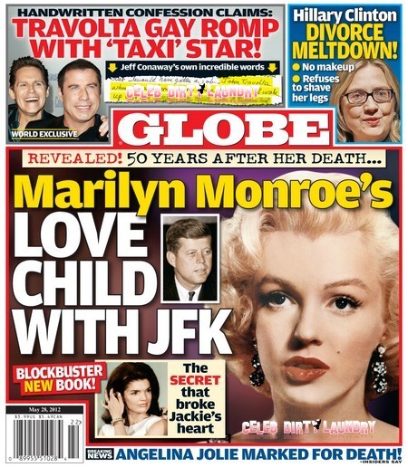 Globe Reveals Marilyn Monroe’s Love Child With John F. Kennedy (Photo)