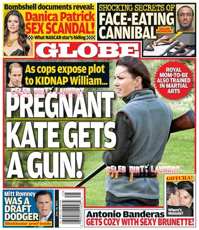 Pregnant Kate Middleton Gets A Gun To Protect Herself (Photo)