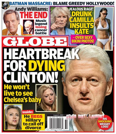 GLOBE Magazine: Bill Clinton Begs Hillary To Call Off Divorce!