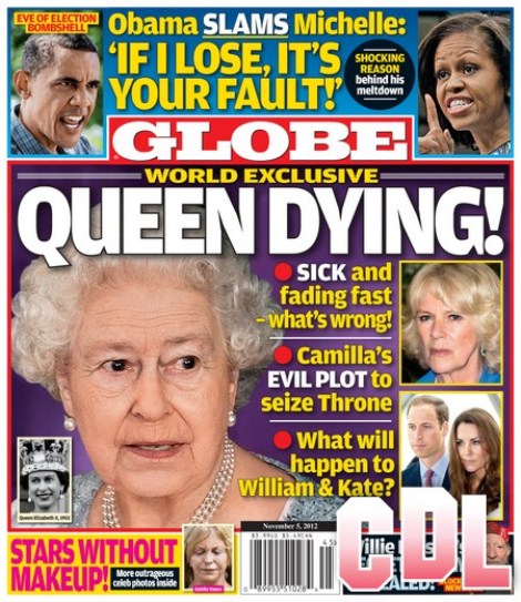 GLOBE: Queen Elizabeth Dying – Camilla’s Evil Plot To Seize The Throne Revealed!