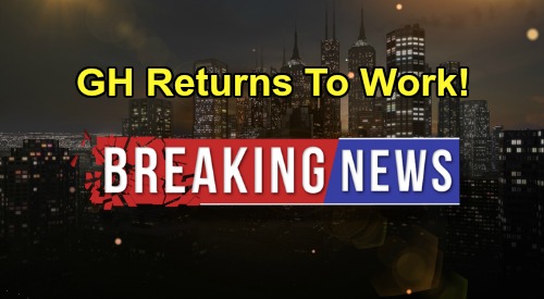 General Hospital Spoilers: GH Returning To Film New Episodes – See When Cast & Crew Are Scheduled Back At Work