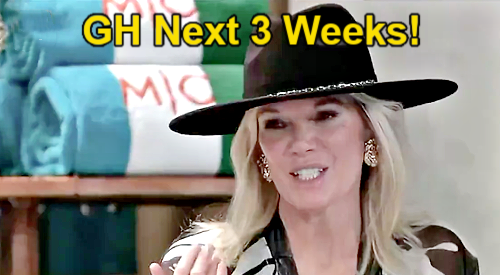 General Hospital Spoilers Next 3 Weeks: Ava’s Mystery Invite – Sonny & Carly’s Curveball – Emma’s Risky Trick