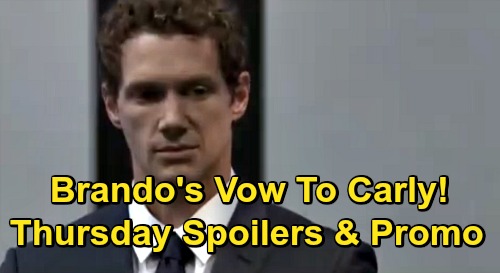 General Hospital Spoilers: Thursday, November 12 – Brando’s Vow to Carly – Franco’s Fate Worse Than Death – Willow’s Surprising Project