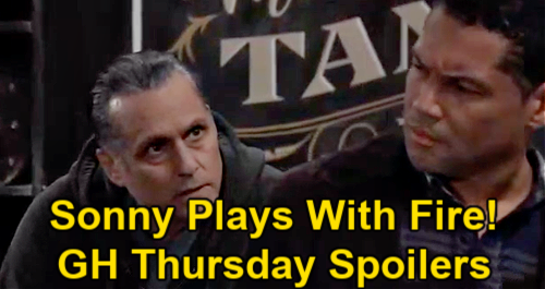 General Hospital Spoilers: Thursday, April 15 – Sonny Plays with Fire – Willow’s Cold Move – Carly’s Meltdown