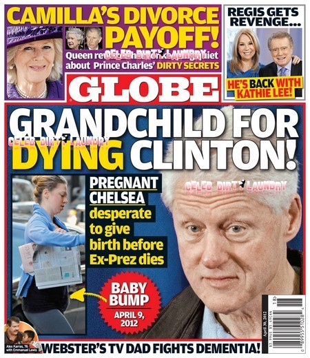 Globe Magazine: Chelsea Clinton Is Pregnant!