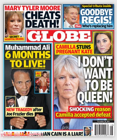 Globe: Camilla Parker-Bowles Tells Kate Middleton ‘I Don’t Want To Be Queen’