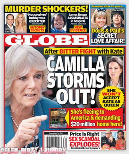 Globe: Camilla Parker-Bowles Moving to NYC After Fight With Kate Middleton